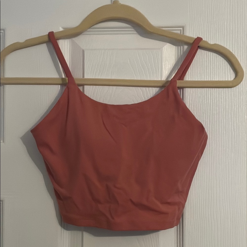 Cropped Tank with Built-In Bra